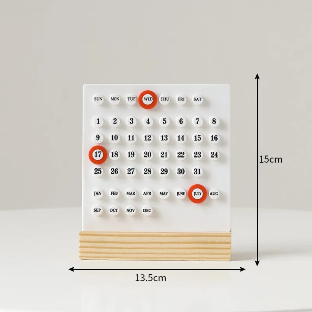 Perpetual Desk Calculator with wooden Stand and Travel NeckPillow U-Shape Combo offer - Image 3